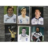 England Signed Football Photo Collection: At least