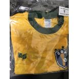1982 Zico Brazil Match Worn Football Shirt: Yellow