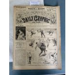 1903 FA Cup Final Football Newspaper: Bury v Derby