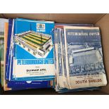 Peterborough United Football Programmes: Large qua