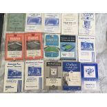 1950s Football Programmes: Wide variation of clubs