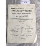 27/28 At Crystal Palace Middlesex Wanderers v Sutt