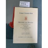 1950 Arsenal FA Cup Final Winning Football Menu: H