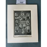 1914 Burnley FA Cup Winners Mounted Picture: Remov