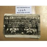 Charlton 1921/22 Football Postcard: Piece out of c
