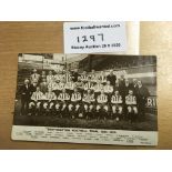 1924/25 Southampton Football Postcard: Good condit