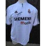 David Beckham Signed Real Madrid Football Shirt: C