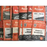 Arsenal 1950s Home Football Programmes: Around 60