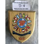 1966 World Cup Wooden Football Plaque: Small origi