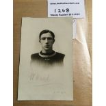 1920/25 Crystal Palace Player Signed Football Post