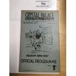 36/37 Crystal Palace Reserves v Leicester City Foo