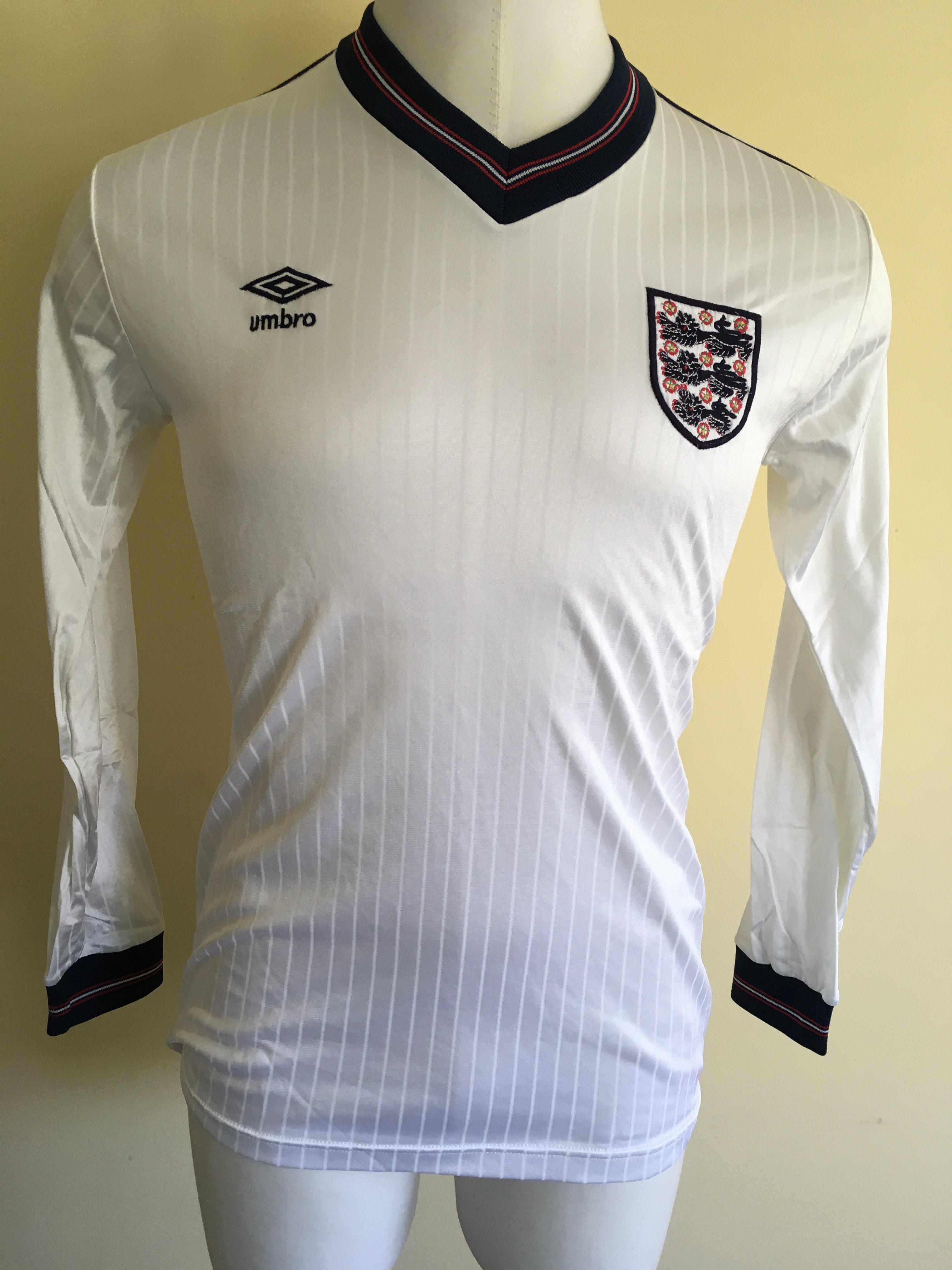 1985 Ray Wilkins Match Worn England Football Shirt