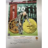 Alex Ferguson Signed Milestone 20 Signed Print: St