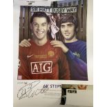 Christiano Ronaldo Manchester United 68 Steps Sign