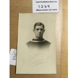 1920/25 Crystal Palace Player Signed Football Post