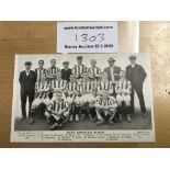 1907 West Brom Football Postcard: Excellent condit