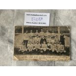 1906 Brighton Football Postcard: Writing and date