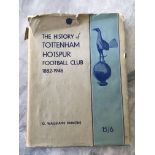 1946 Tottenham Book + Signed Spurs Letters: Histor