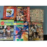 Football Card + Sticker Book Collection: 5 part co