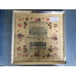 1907 FA Cup Final Framed Serviette: Sheffield Wedn