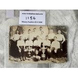 1903 Bury Football Postcard: This once great club