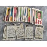 Barratt Football Cards: Mixture of Famous Football