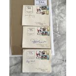 1966 England Signed FDC Collection: Mexico v Engla