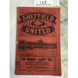 32/33 Sheffield United v Blackburn Rovers Football