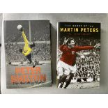 England Signed Football Books: Martin Peters The G