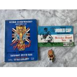 1966 World Cup Final Programme + Memorabilia: Engl