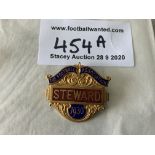 1930 FA Cup Final Stewards Football Badge: Arsenal