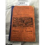 1880/81 Scottish Football Annual: Fair condition A