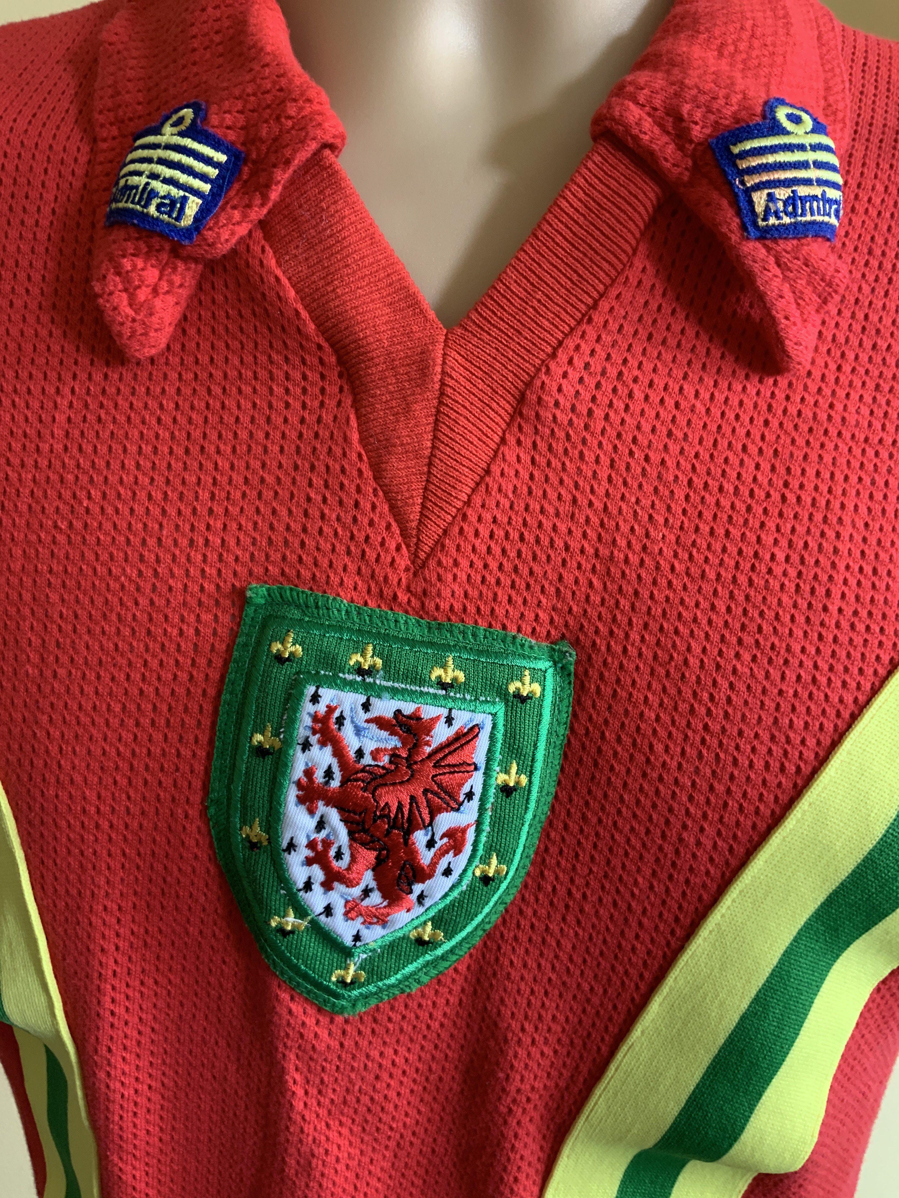 1979 Wales Match Worn Iconic Football Shirt: Red n - Image 3 of 5