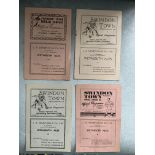 1940s Swindon Town Home Football Programmes: 46/47