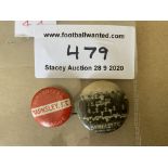 1910 Barnsley FA Cup Final Football Badges: Sold o