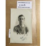 1921/25 Charlton Player Signed Football Postcard: