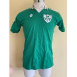 1981 Republic Of Ireland Home Match Worn Football