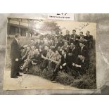 1940s Manchester United Signed Press Photo: Team g