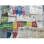 Crystal Palace 1950s Football Programmes: 46 homes