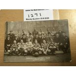 1912/13 Darlington Football Postcard: Good conditi