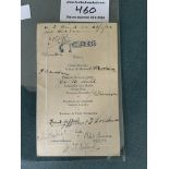 Preston North End 1922 FA Cup Final Signed Footbal