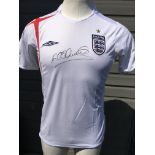 Michael Owen Signed England Football Shirt: Origin