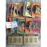 A+BC 1960 Quiz Football Cards: From series 1 + 2 t