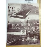 37/38 Blackpool v Derby County Football Programme: