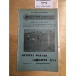 33/34/Crystal Palace Reserves v Leicester City Foo