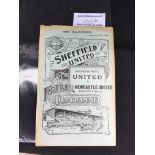 1908/09 Sheffield United Reserves v Gainsborough T