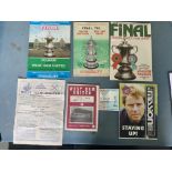 West Ham Football Programmes + Ticket: 1975 FA Cup