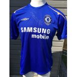 Frank Lampard Chelsea Signed Football Shirt: Blue