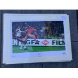 Ian Rush Signed Mounted Wales Football Print: Hand