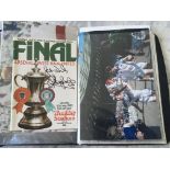 West Ham 1980 FA Cup Final Signed Football Photos: